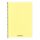 Spirálfüzet vonalas FORTUNA Monocolor A/5 70 lapos pasztell sárga