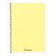 Spirálfüzet vonalas FORTUNA Monocolor A/5 70 lapos pasztell sárga