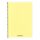 Spirálfüzet vonalas FORTUNA Monocolor A/4 70 lapos pasztell sárga