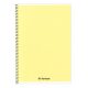 Spirálfüzet vonalas FORTUNA Monocolor A/4 70 lapos pasztell sárga