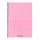 Spirálfüzet vonalas FORTUNA Monocolor A/4 70 lapos pasztell rózsaszín