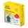 Etikett AVERY 3860 öntapadó jelölőpont adagoló dobozban kék nyíl sárga alpon mintás 19mm 250 jelölőpont/doboz