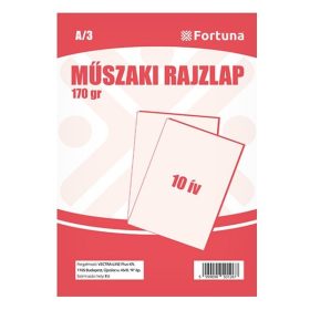 Rajzlap műszaki VECTRALINE A/3 180 g 10 lapos