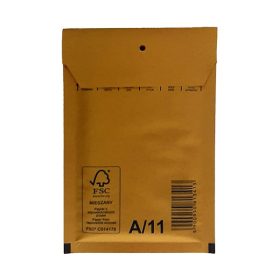 Légpárnás tasak No11/W1 szilikonos barna 100x165mm