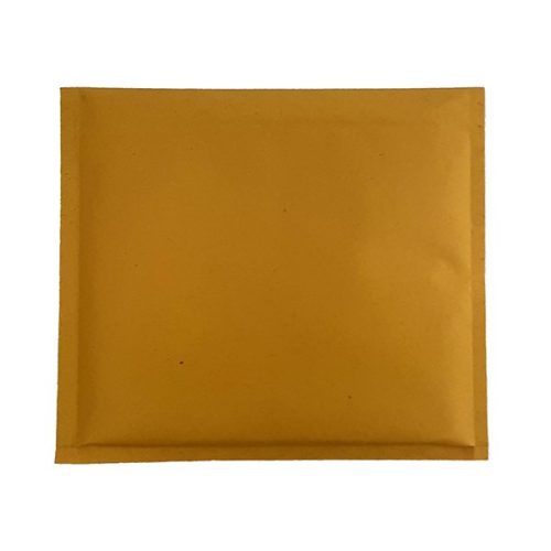 Légpárnás tasak CD szilikonos barna 165x180mm