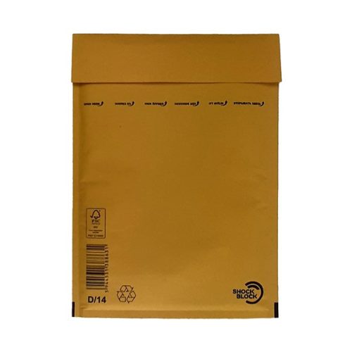 Légpárnás tasak No14/W4 szilikonos barna 180x265mm