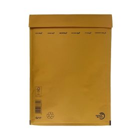 Légpárnás tasak No17/W7 szilikonos barna 240x340mm