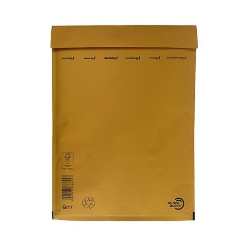 Légpárnás tasak No17/W7 szilikonos barna 240x340mm