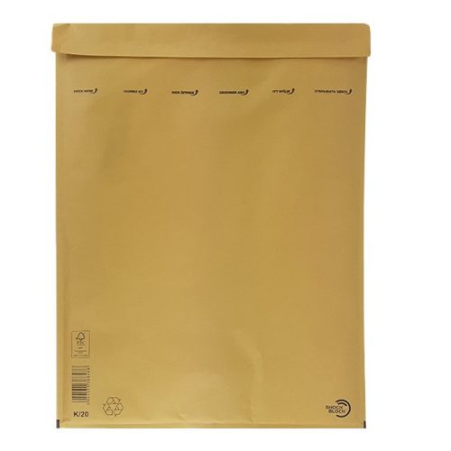 Légpárnás tasak No20/W10 szilikonos barna 350x470mm