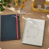 Spirálfüzet kockás LEITZ B/5 80 lapos Cosy Soft Touch keményfedeles bársonyszürke