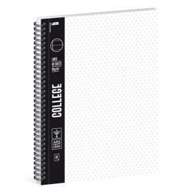 Spirálfüzet vonalas ARS UNA College A/4 80 lapos fehér