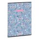 Füzet kockás ARS UNA A/4 40 lapos Extra kapcsos Pearl Blossom Blue