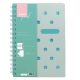 Spirálfüzet vonalas STREET Pad A/5 100 lapos pasztell zöld