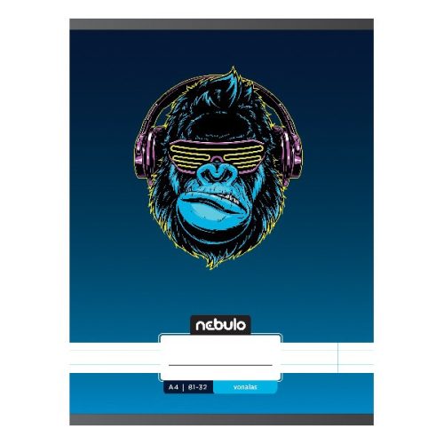 Füzet vonalas NEBULO A/4 32 lapos 81-32 Xtreme 12 darabos