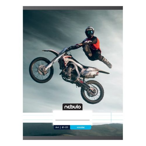 Füzet vonalas NEBULO A/4 32 lapos 81-32 Xtreme 12 darabos