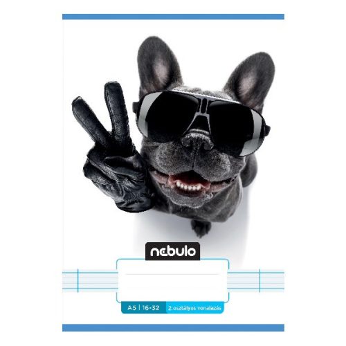 Füzet vonalas NEBULO A/5 32 lapos 16-32 2.osztályos Vagány 16 darabos