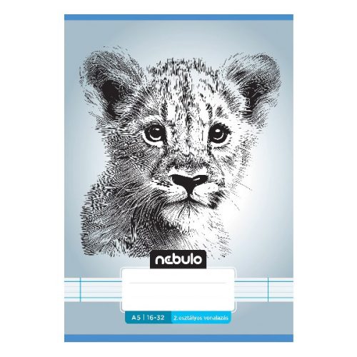 Füzet vonalas NEBULO A/5 32 lapos 16-32 2.osztályos Vagány 16 darabos