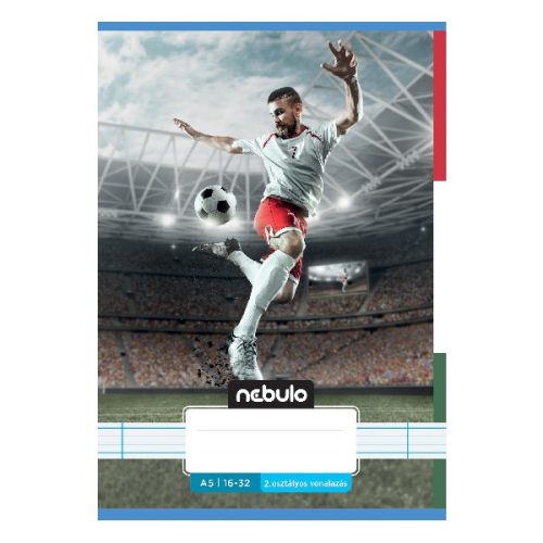Füzet vonalas NEBULO A/5 32 lapos 16-32 2.osztályos Vagány 16 darabos