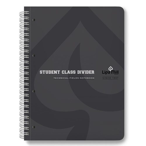 Spirálfüzet LIPAMILL A/4 100 lapos technikai