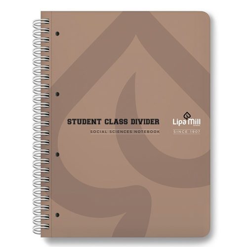 Spirálfüzet LIPAMILL A/4 100 lapos humán