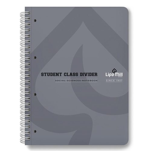 Spirálfüzet LIPAMILL A/4 100 lapos humán