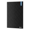 Spirálfüzet sima ICO Student Black Prémium A/4 100 lapos
