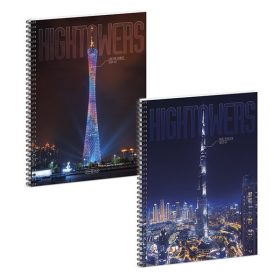 Spirálfüzet sima ARS UNA Hightower A/4 60 lapos