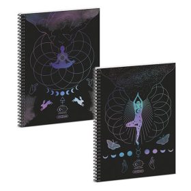 Spirálfüzet sima ARS UNA Mystic Constellation A/4 60 lapos