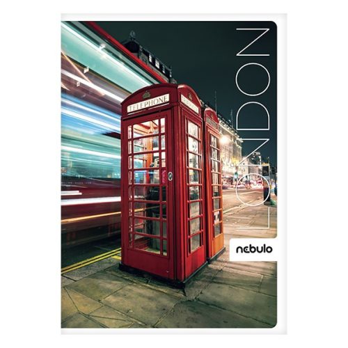 Spirálfüzet vonalas NEBULO Xtreme A/4 70 lapos