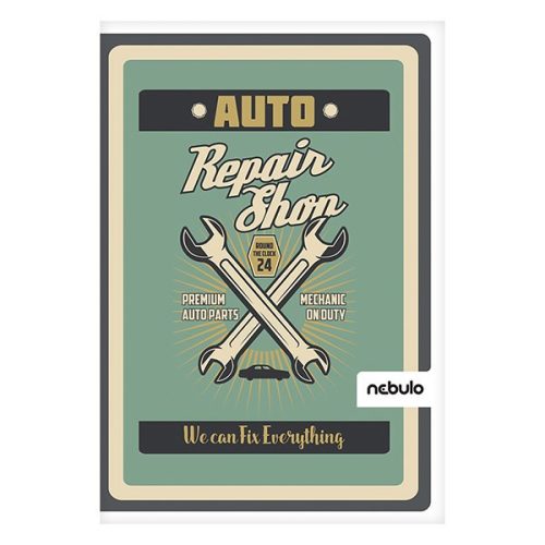 Spirálfüzet sima NEBULO Xtreme A/4 70 lapos