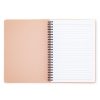 Spirálfüzet vonalas PASTELINI A/5 60 lapos barack