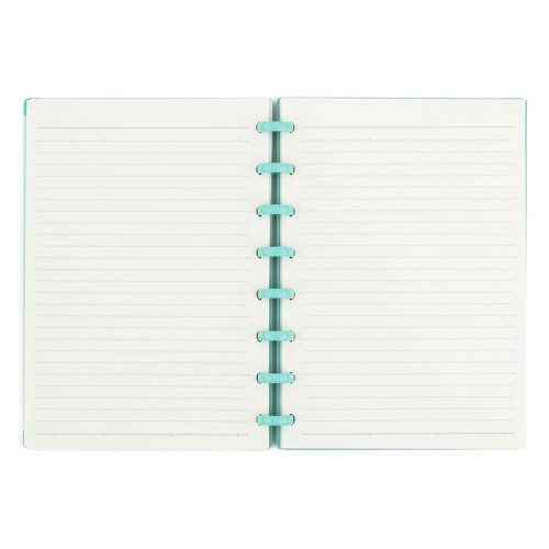 Spirálfüzet vonalas OXY lego design A/5 80 lapos kék