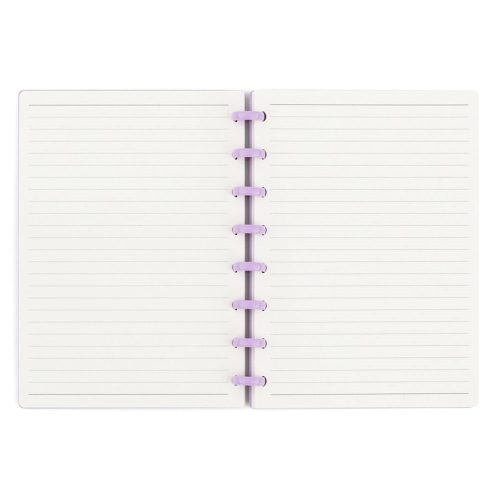 Spirálfüzet vonalas OXY lego design A/5 80 lapos lila