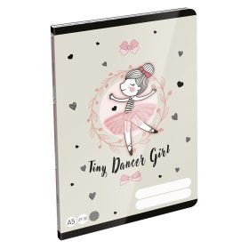  Füzet kockás LIZZYSULI A/5 32 lapos 27-32 Tiny Dancer Lovely Ballerina