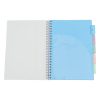 Spirálfüzet vonalas ASTRA PAP A/4 100 lapos perforált színregiszteres Ombre Pasztell