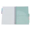 Spirálfüzet vonalas ASTRA PAP A/4 100 lapos perforált színregiszteres Ombre Pasztell