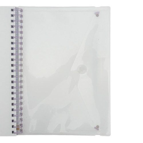 Spirálfüzet vonalas ASTRA PAP A/4 100 lapos perforált színregiszteres Ombre Pasztell