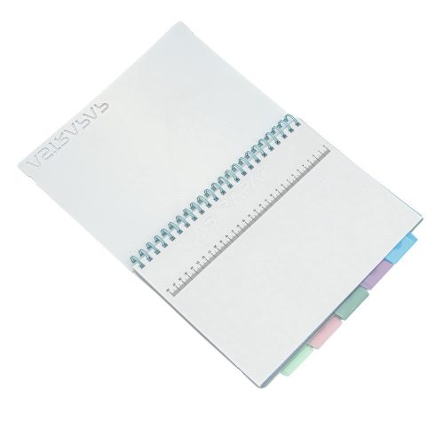Spirálfüzet vonalas ASTRA PAP A/4 100 lapos perforált színregiszteres Ombre Pasztell