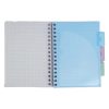 Spirálfüzet vonalas ASTRA PAP A/5 100 lapos perforált színregiszteres Ombre Pasztell