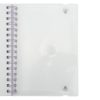 Spirálfüzet vonalas ASTRA PAP A/5 100 lapos perforált színregiszteres Ombre Pasztell