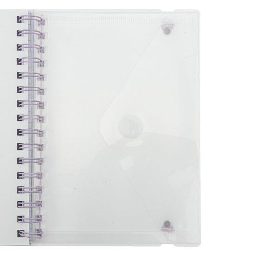 Spirálfüzet vonalas ASTRA PAP A/5 100 lapos perforált színregiszteres Ombre Pasztell