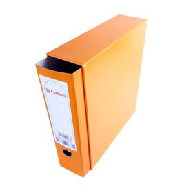 Iratrendező tokos FORTUNA A/4 75 mm narancs óarany