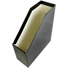   Irattartó papucs FORTUNA Elegant 90 mm karton fóliás fekete