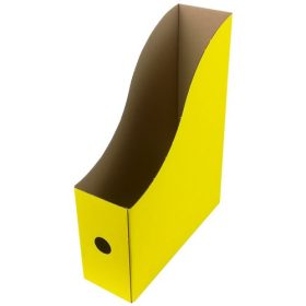   Irattartó papucs FORTUNA 80 mm karton összehajtható citrom