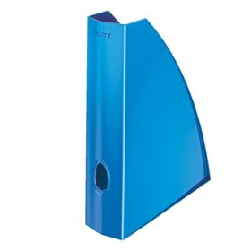   Irattartó papucs LEITZ Wow 60 mm műanyag metálfényű kék