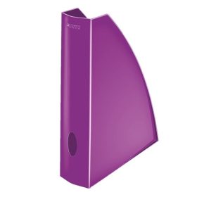   Irattartó papucs LEITZ Wow 60 mm műanyag metálfényű lila