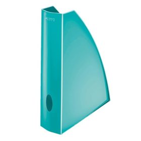   Irattartó papucs LEITZ Wow 60 mm műanyag metálfényű jégkék