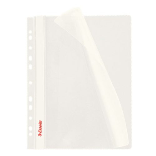 Gyorsfűző ESSELTE lefűzhető fehér 10 darabos