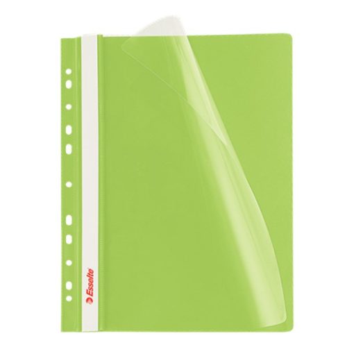 Gyorsfűző ESSELTE lefűzhető zöld 10 darabos