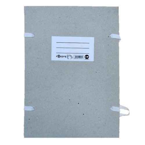 Irományfedél szalagos CLARISSA 1050 g natúr 0,8m szalaggal